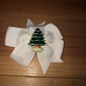 Handmade Christmas hair bow